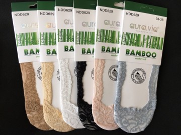 Bambusové krajkové ťapky vel.38-41mix barev 3 ks Bambusové krajkové ťapky vel.38-41mix barev 3 ks