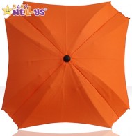 Slunečník, deštník do kočárku Baby Nellys ® - šedý/grafit