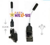 Slunečník, deštník do kočárku Baby Nellys ® - šedý/grafit