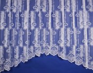 Hotová oblouková záclona Milada Velikost: 430x160 cm