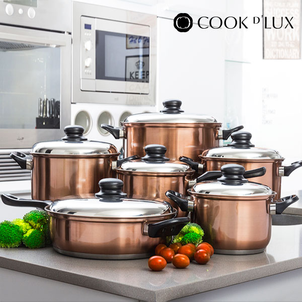 Sada nádobí Cook D'Lux (12 dílů) Sada nádobí Cook D'Lux (12 dílů)