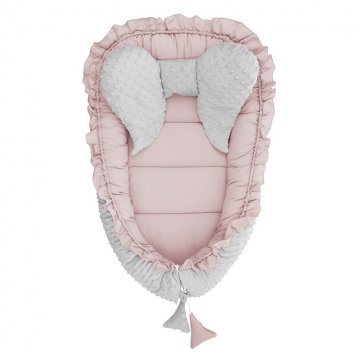 Hnízdečko pro miminko Belisima Minky Mouse růžové | Velikost: 