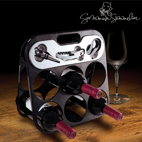 Summum Sommelier Stojan na Víno s Příslušenstvím Summum Sommelier Stojan na Víno s Příslušenstvím