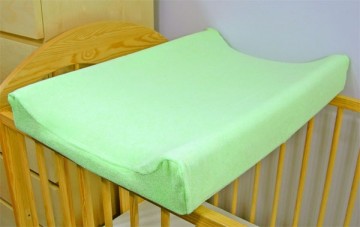 Jersey potah na přebalovací podložku, 70cm x 50cm - zelený