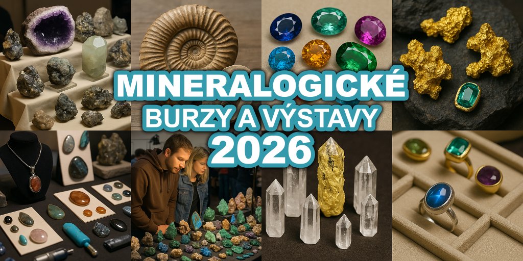 Burzy miner&aacute;lů a v&yacute;stavy 2026