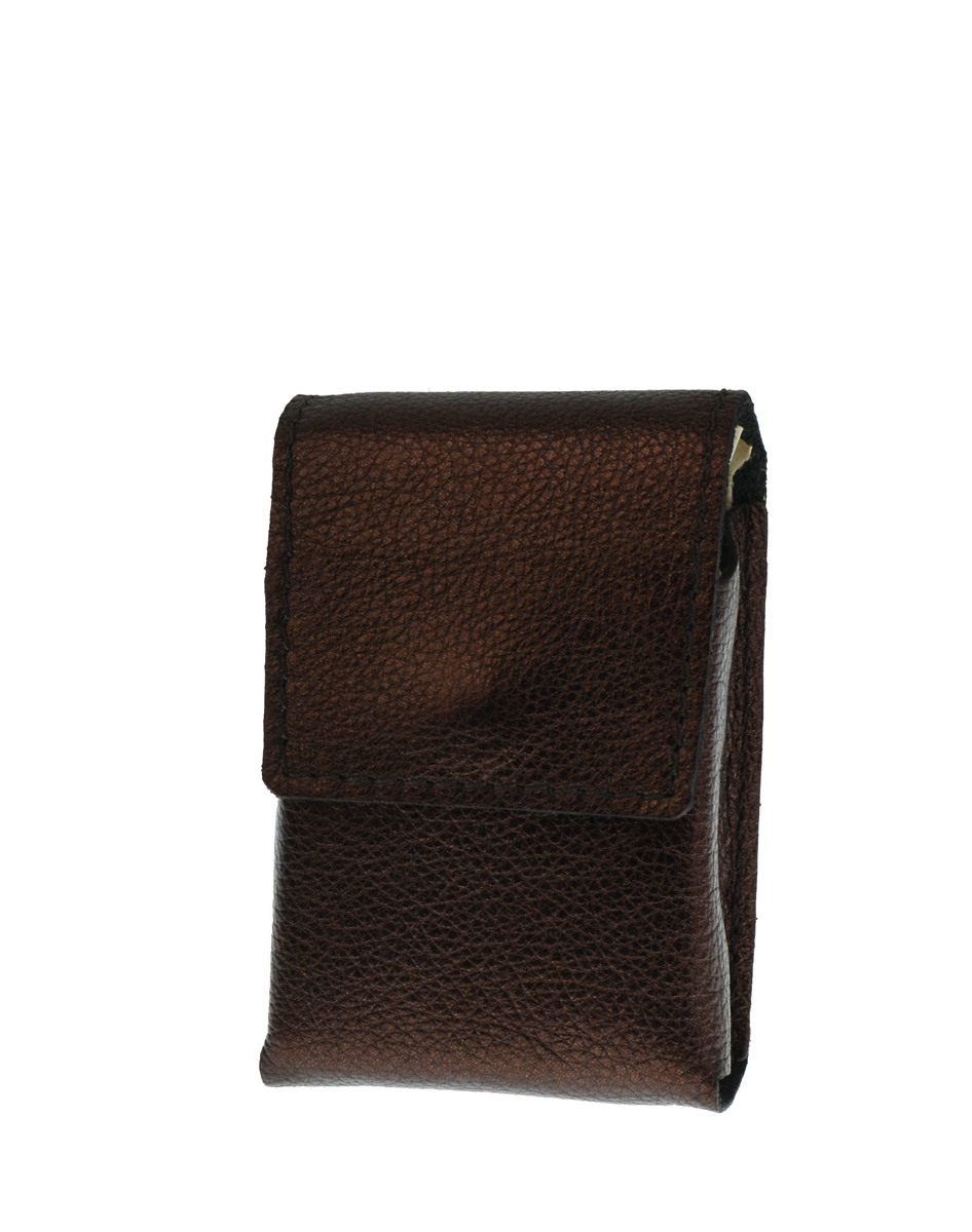 Kožené pouzdro na cigarety FACEBAG 7059 - Bronzová Kožené pouzdro na cigarety FACEBAG 7059 - Bronzová