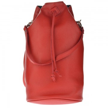 Dámský kožený batoh FACEBAG SUZANNE - Červená Dámský kožený batoh FACEBAG SUZANNE - Červená
