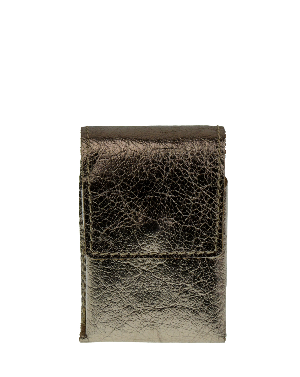 Kožené pouzdro na cigarety FACEBAG 7059 - Zlatá Kožené pouzdro na cigarety FACEBAG 7059 - Zlatá