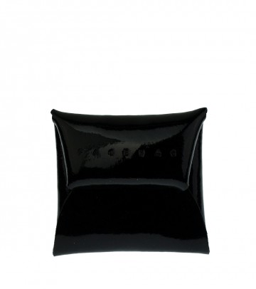Kožený mincovník FACEBAG - Černá lak Kožený mincovník FACEBAG - Černá lak