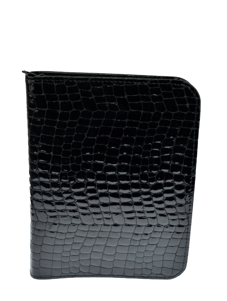 Desky kožené A5 FACEBAG 96402 - Černá kroko lak Desky kožené A5 FACEBAG 96402 - Černá kroko lak
