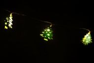 HOLZ Vánoční dekorativní řetěz, zelené stromky, 10 LED