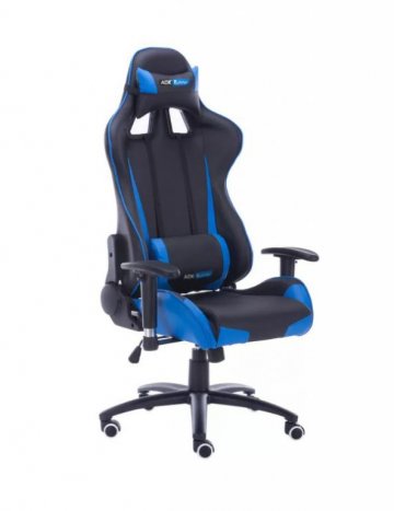 Kancelářská židle Nebraska - černá, modrá