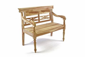 DIVERO dřevěná 2-místná lavice pro děti z…