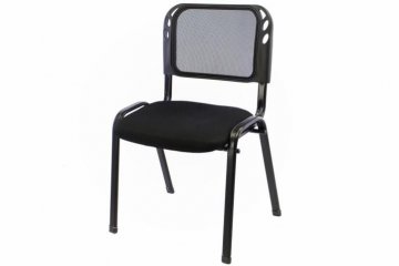 Stohovatelná kongresová židle - černá