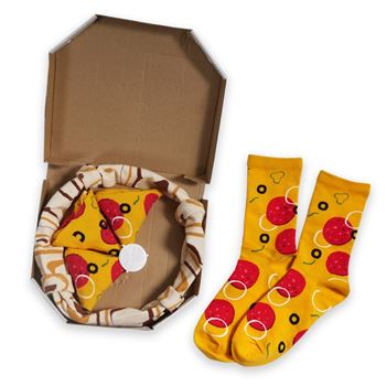 Pizza - dárkové balení ponožek