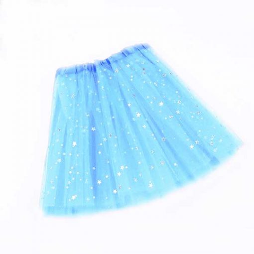 LED svítící TUTU sukně - LED svítící TUTU sukně - modrá