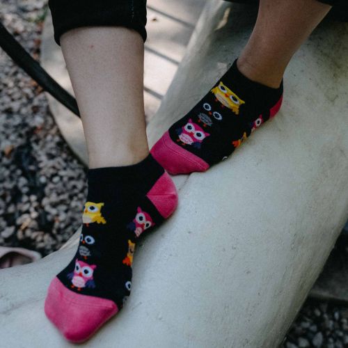 Ponožky - Sova - nízke