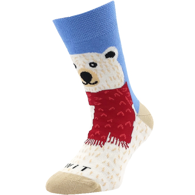 Detské ponožky - Ľadový medveď p1