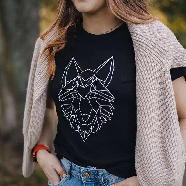 Damen T-Shirt - Wolf 1 p3