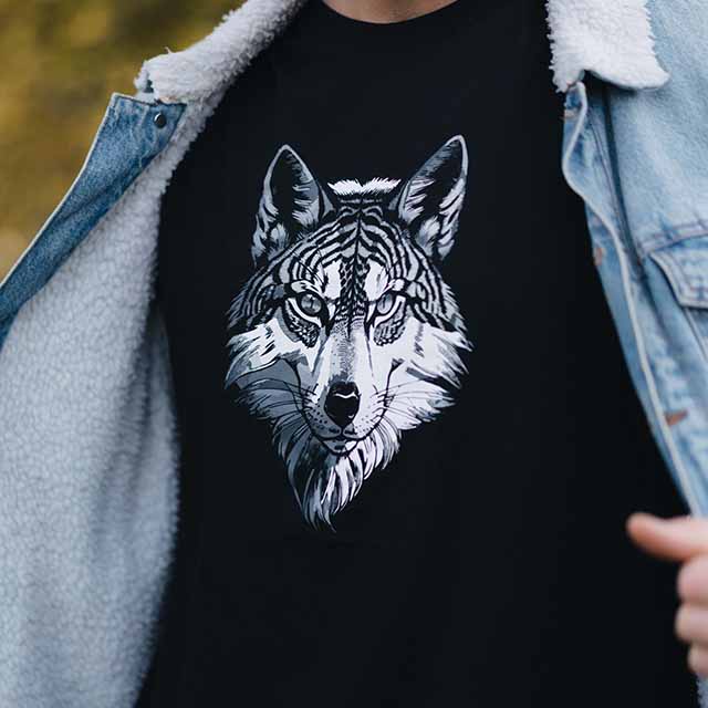 Herren T-Shirt - Wolf 2 tp2