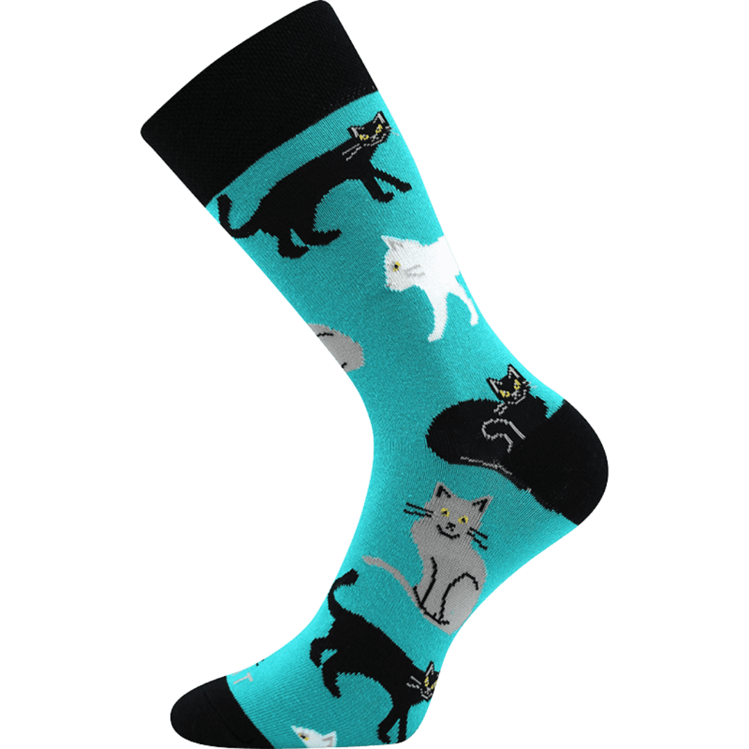 Ponožky - Mačka mätová