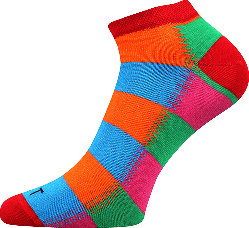 Ponožky - Farebné nízke tmain