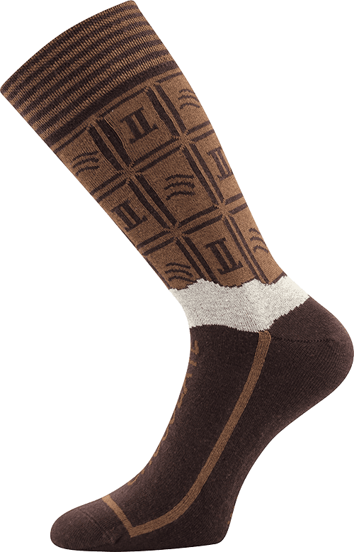 Ponožky - Čokoláda v darčekovej krabičke