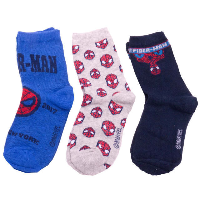 Dětské ponožky Spiderman 3 páry