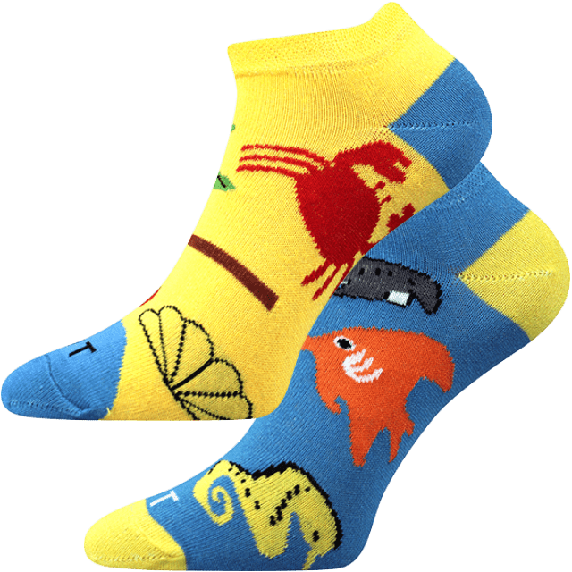 Ponožky - Pláž nízké tmain