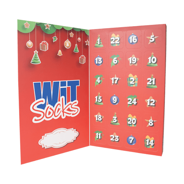 Kalendář - 12 párů ponožek - zvolte si ponožky do kalendáře sami
