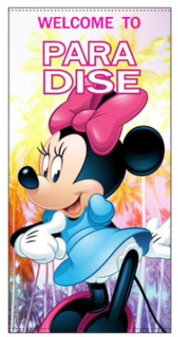 Osuška Minnie - růžová ER4284 Osuška Minnie - růžová ER4284