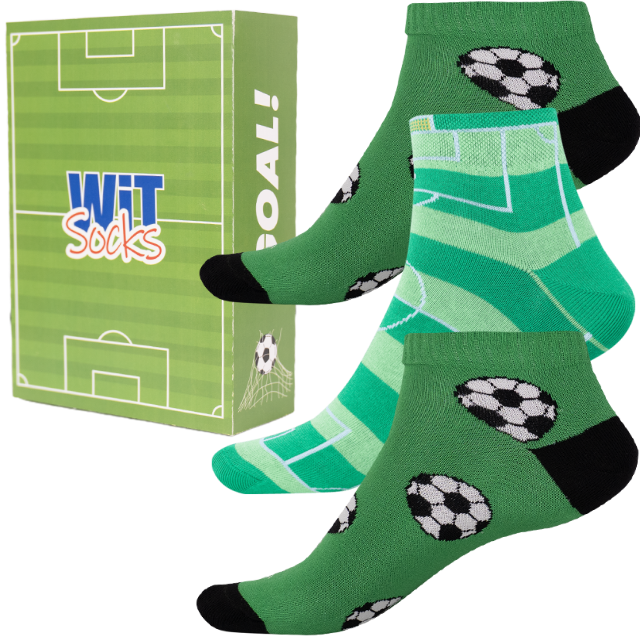 Geschenkset - Socken - Fußball - niedrig
