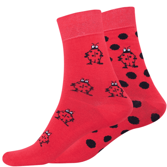 Ponožky - Berušky tmain
