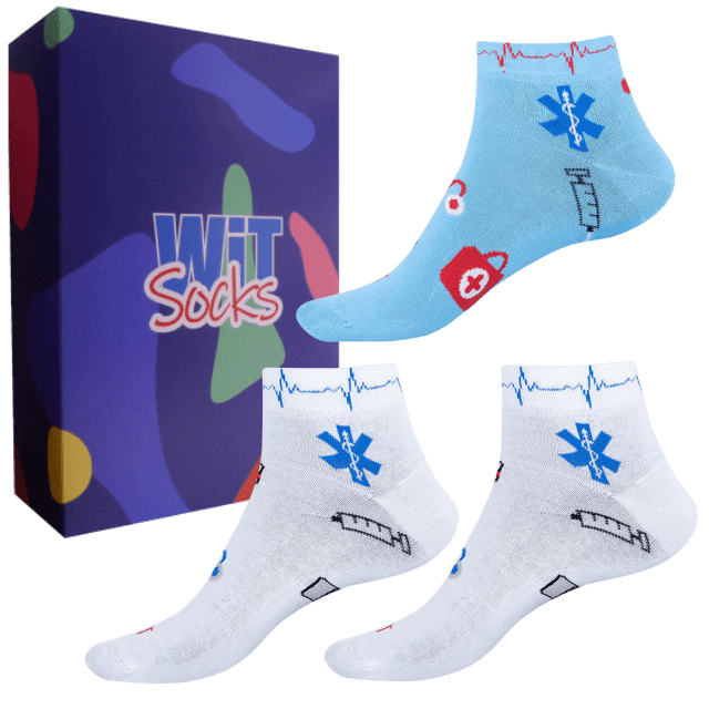 Darčekový set - Ponožky - Ponožky Zdravotníctvo nízke mix