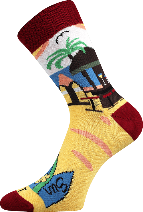 Ponožky - Pláž tmain