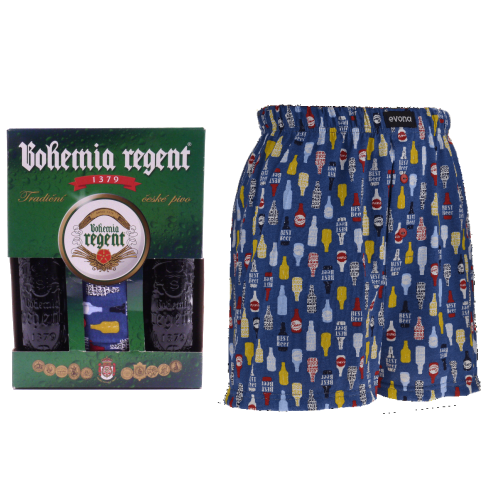 Dárkový set - 2 Piva Bohemia Regent + trenýrky Pivo Lahve