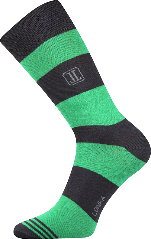Ponožky - Pruhy zelené