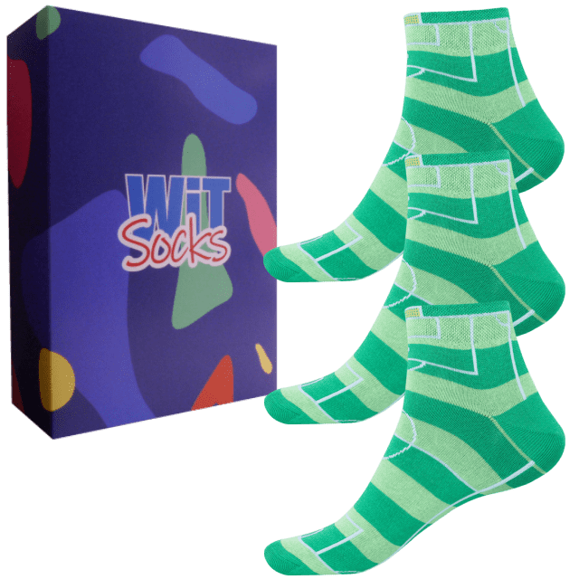 Geschenkset - Socken - Fußball - niedrig