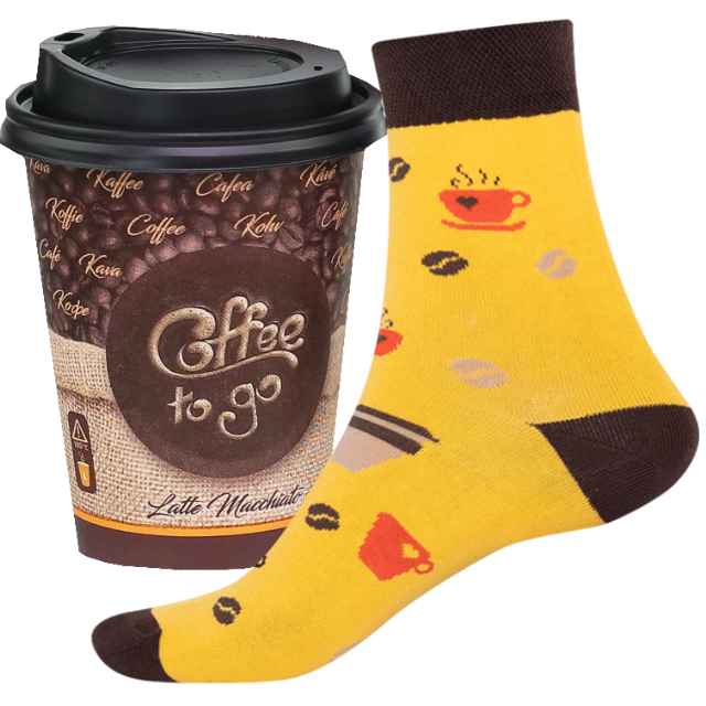 Ponožky - Káva set 2 tmain