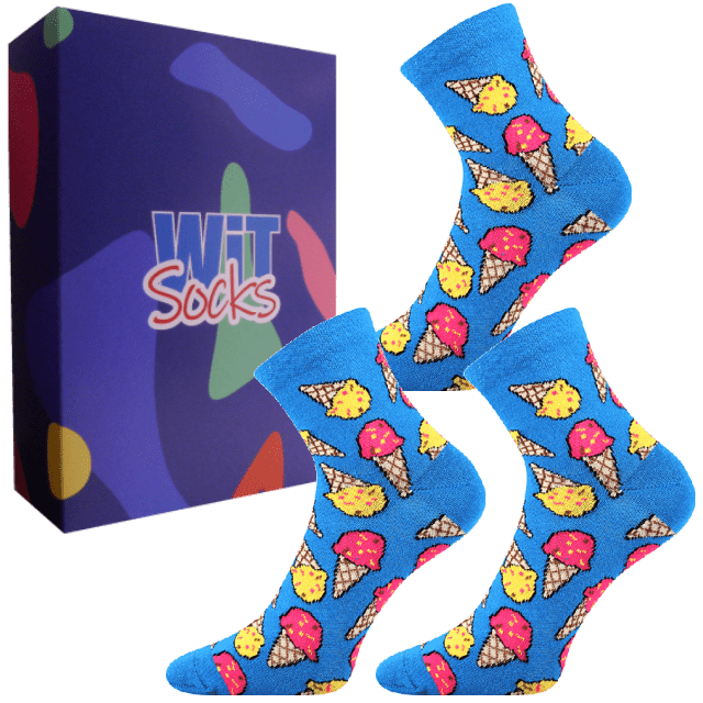 Darčekový set - Ponožky - Zmrzlina 