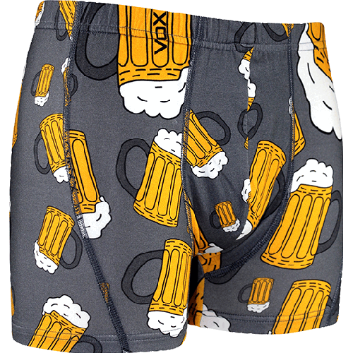 Boxerky - Pivo - šedé