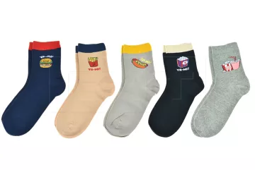 Ciorapi pentru femei cu bucate Aura.via NZC5019 - 5 perechi, mărimea 35-38