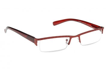 Dioptrické brýle červené +4.0
