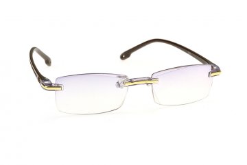 Elegantní dioptrické brýle hnědé +1.0