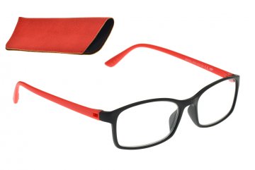 Dioptrické brýle EYE - Červené +1.0