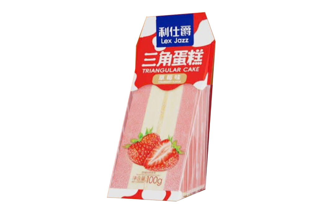 Triangular Cake Strawberry Flavor 100g - Trojúhelníkový dort s ...