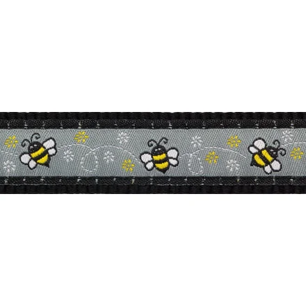 Obojek RD 25 mm x 41-63 cm - Bumble Bee Black