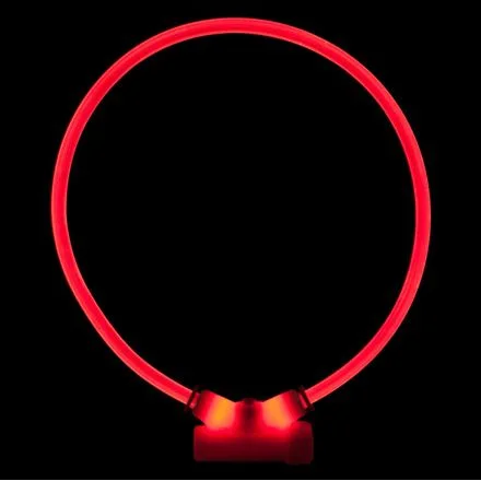 Obojek Lumitube S-M 15-50 cm Červený BEZ BATERIE