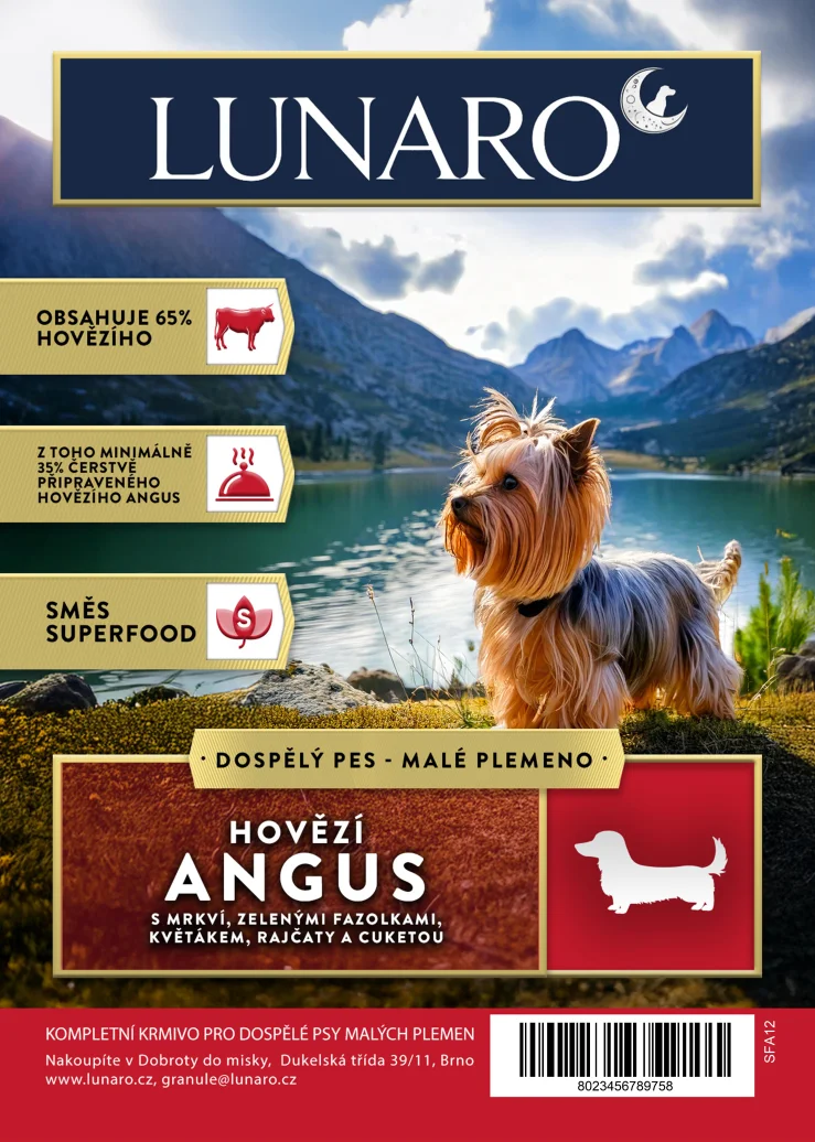 Amore High Protein Small Breed Beef Angus 2kg