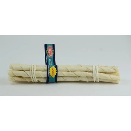 Tyčka z hovězí kůže Natural 10 ks – 25 cm